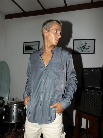 One chest pocket Rayon shirt