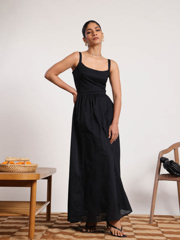 Scoop Neck Maxi Dress