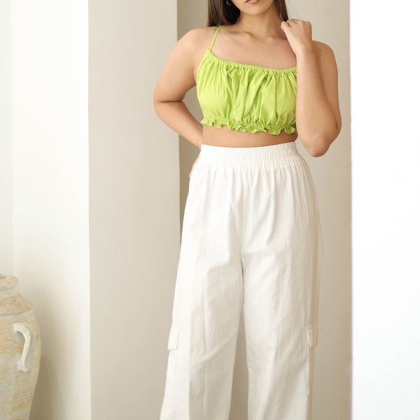 Bustier Detail Back Tieup Top