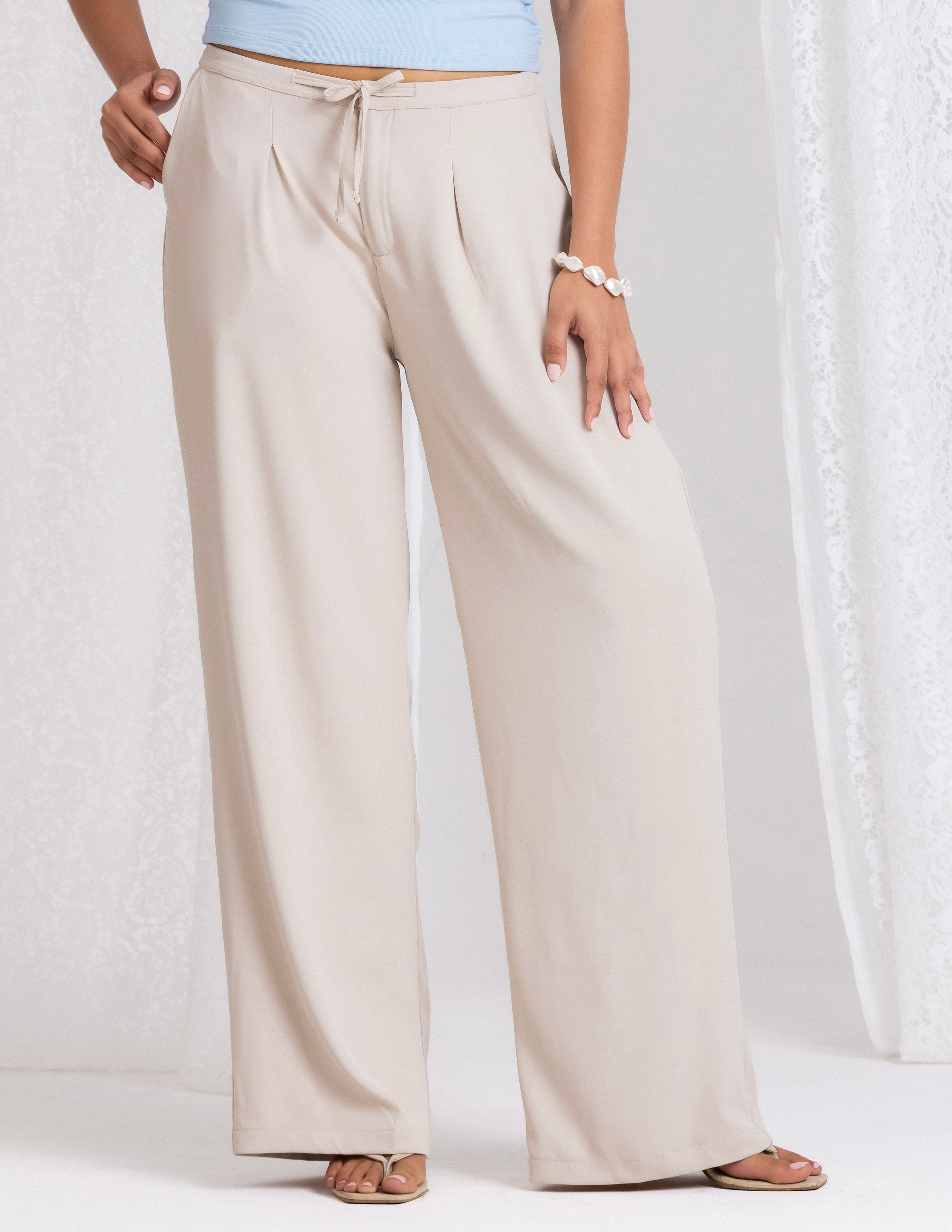 Low Waist Wide Leg Pant