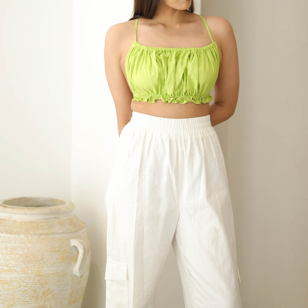 Bustier Detail Back Tieup Top
