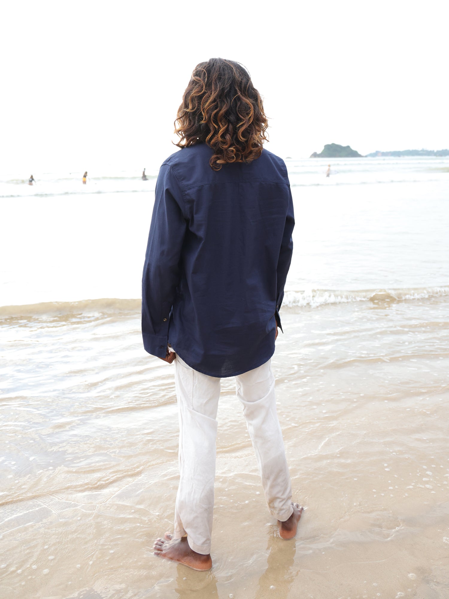 Cotton oversized shirt