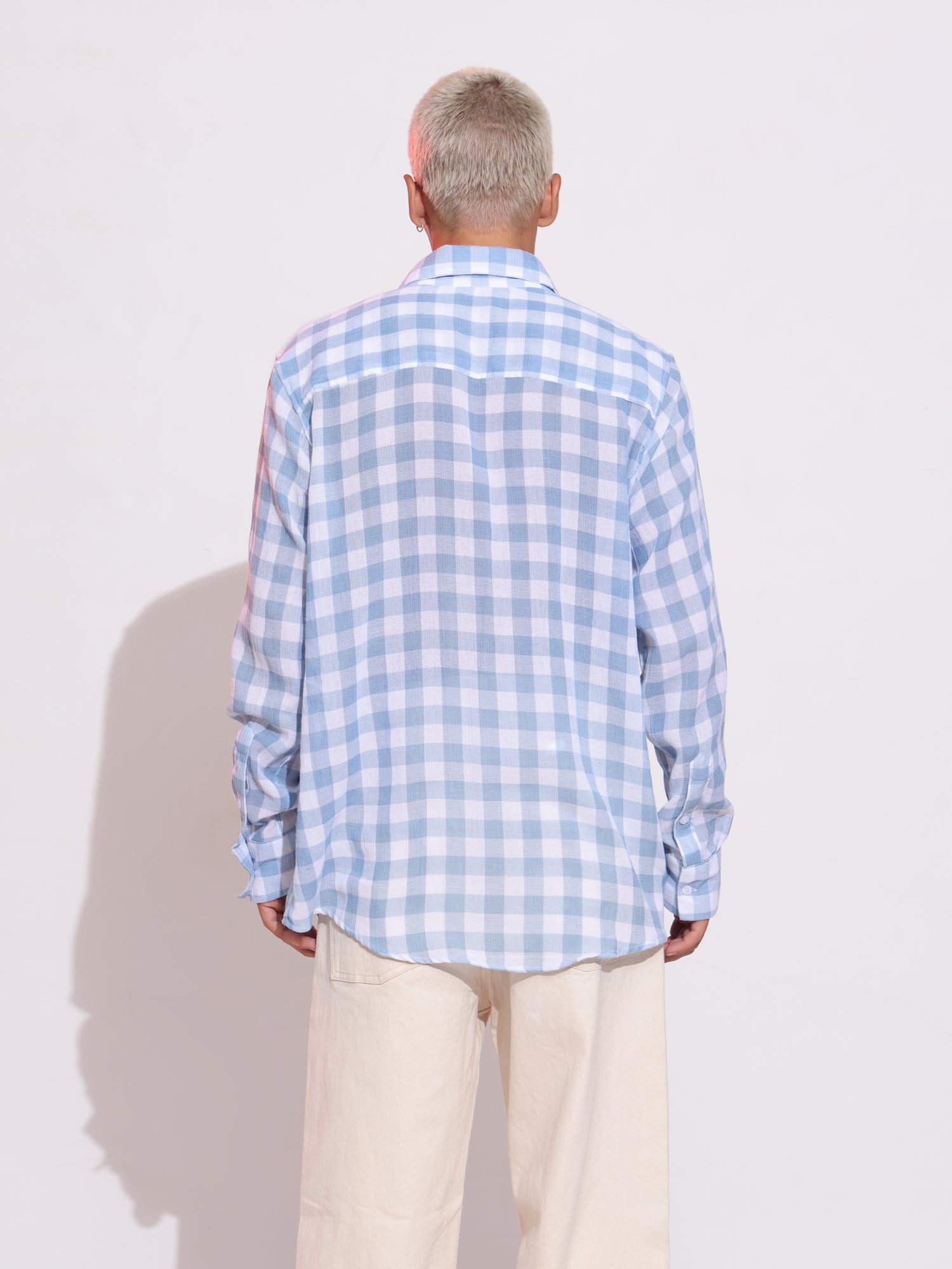 Soft cotton oversized shirt