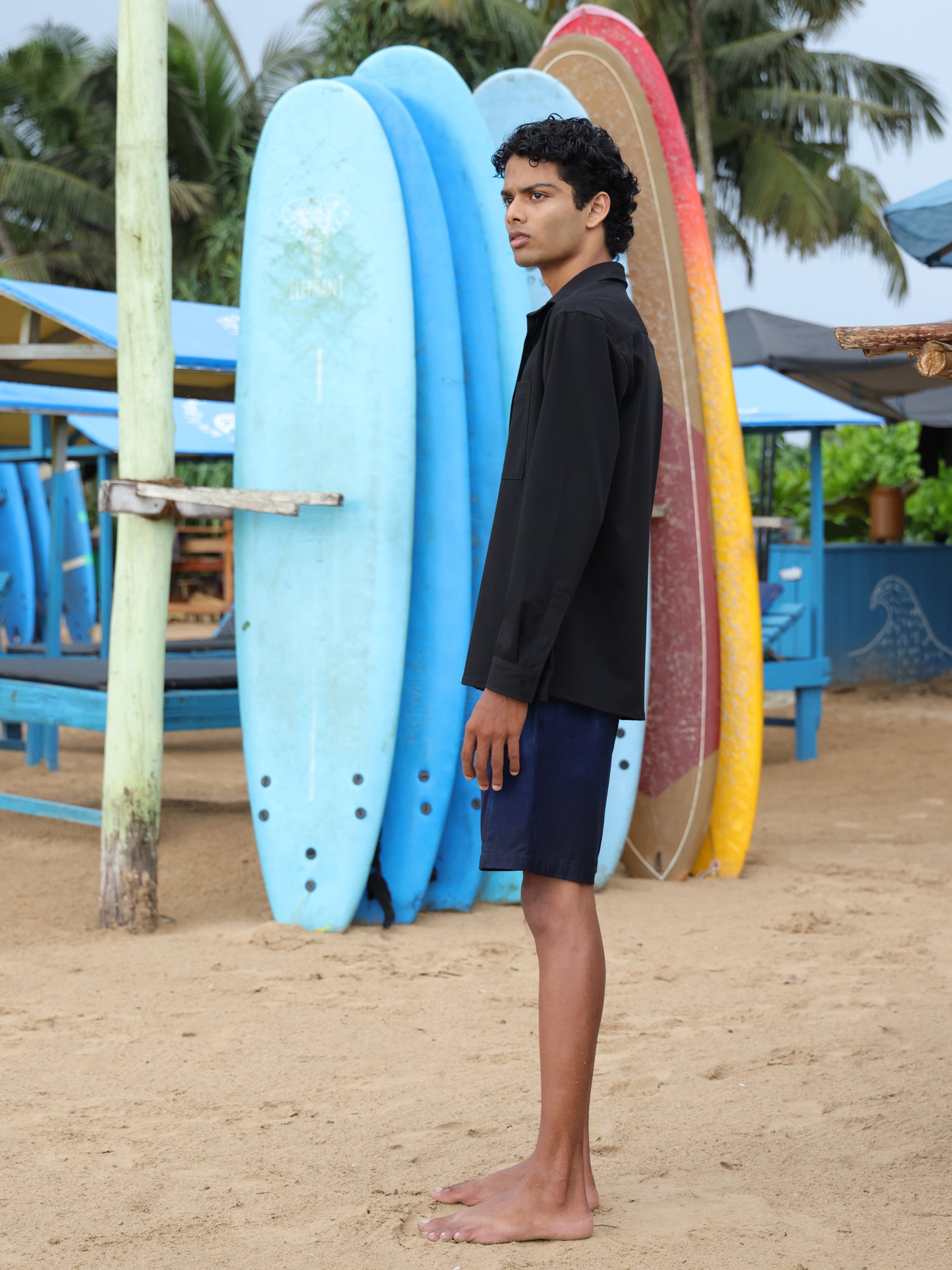 Double pocket detail regular fit shirt