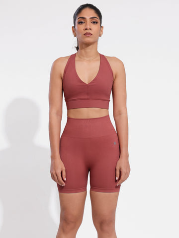 Rue High Waist Seamless Fitted  Short