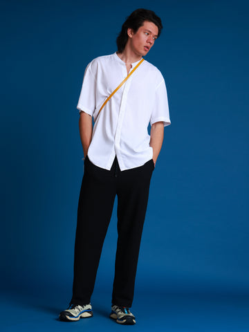 Hidden placket detailed rayon shirt