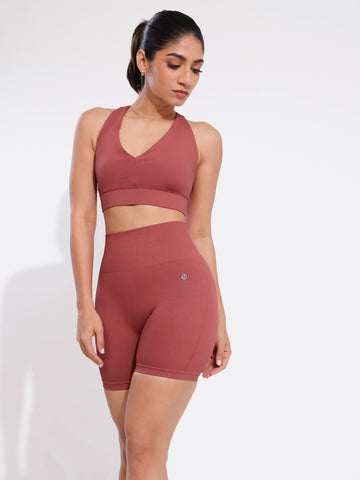 Rue High Waist Seamless Fitted  Short