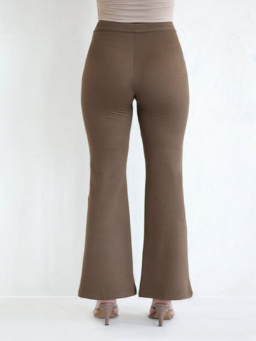 High Waist Boot Leg Pant