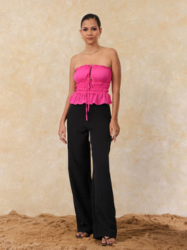 Elasticated Tiered Tube Top