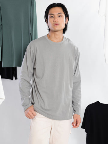 Long sleeve regular fit T shirt