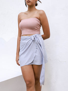 Wrap Mini skirt