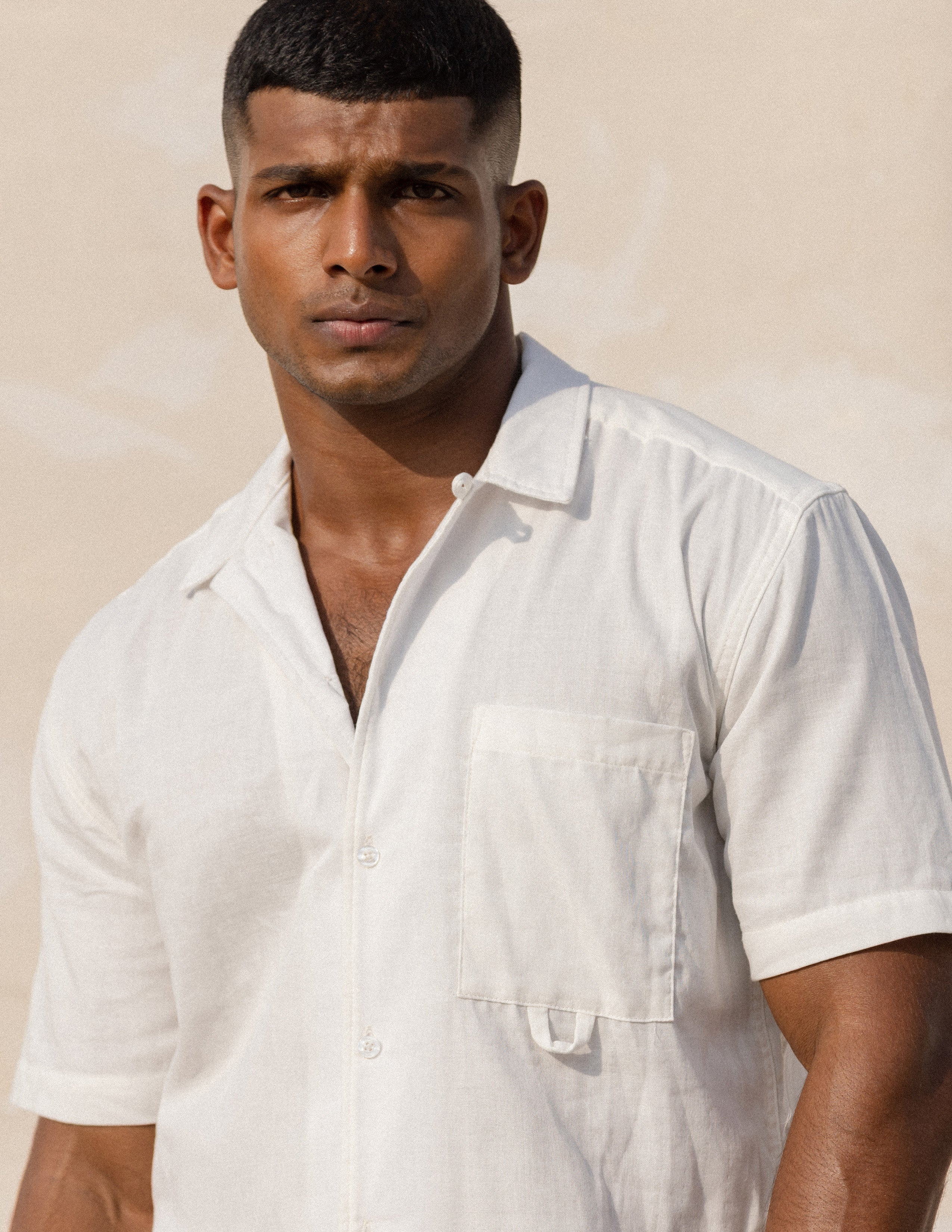 Chest pocket regular fit shirt