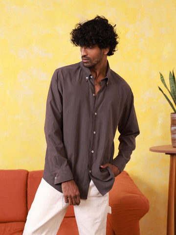 Oversize polyester shirt