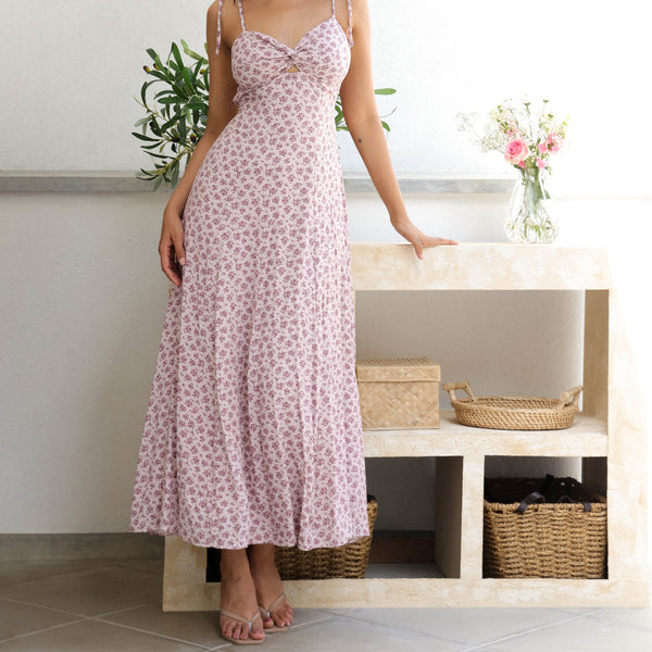 Front Twisted Midi Dress