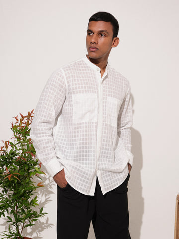 Double chest pocket detailed shirt