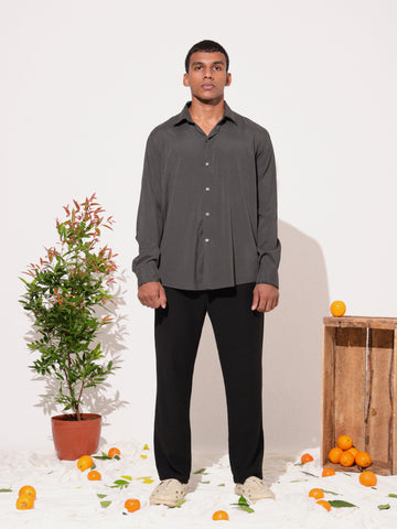 Soft cotton oversize shirt