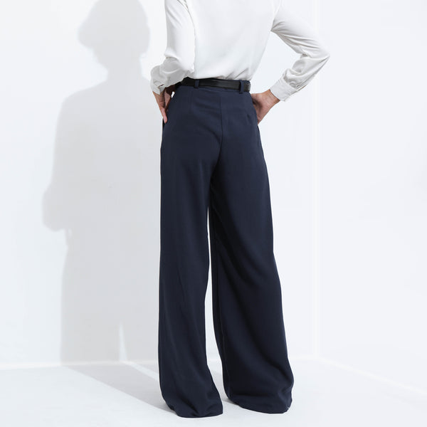 Front Pleated High Waist Pant