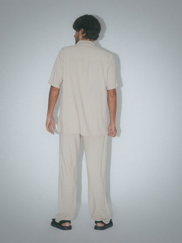 Soft Linen straight leg pant