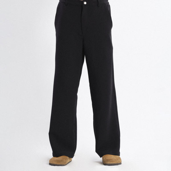 Straight leg cotton pant