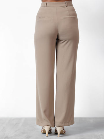 High Waist Straight Leg Pant