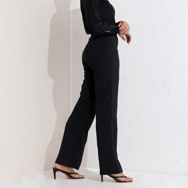 High Waist Straight Leg Pant