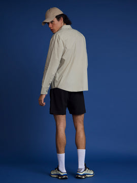 Side seam belt detailed shirt