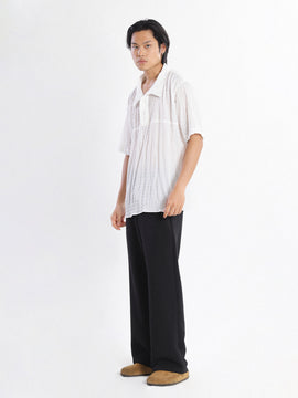 Straight leg cotton pant