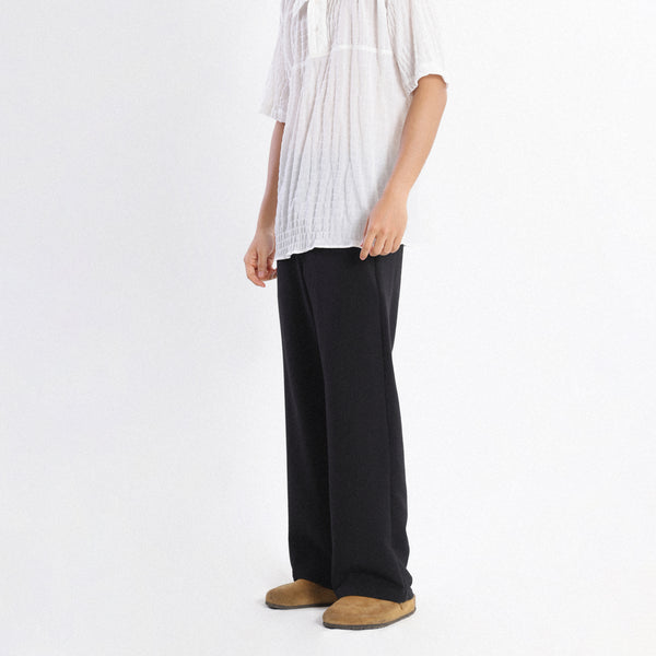 Straight leg cotton pant