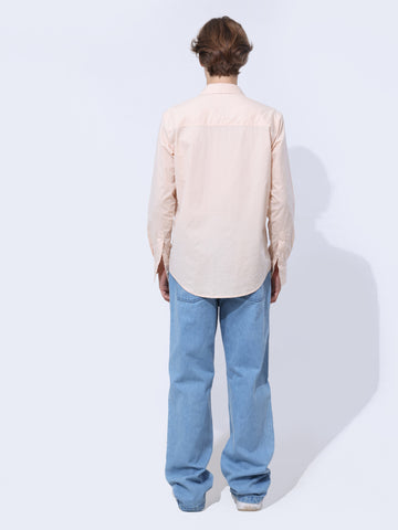 Double flap pocket with pleat oversize shirt
