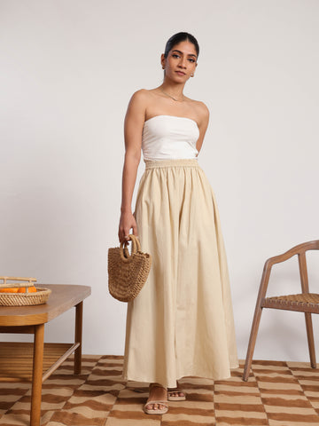 Elasticated Maxi Skirt