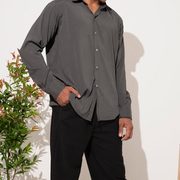 Soft cotton oversize shirt