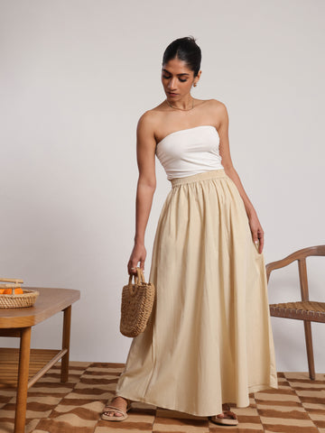 Elasticated Maxi Skirt