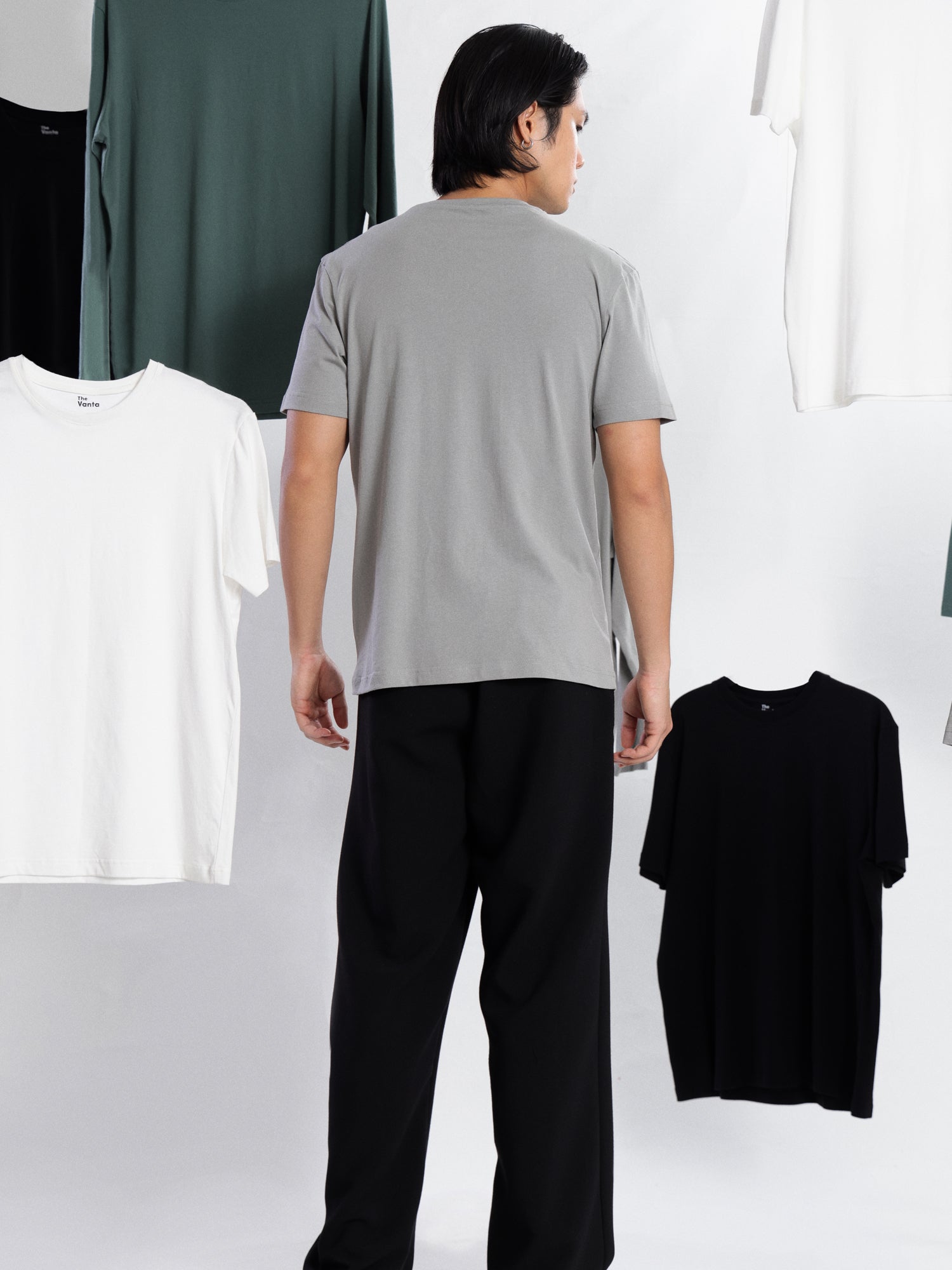 Short sleeve slim fit T shirt