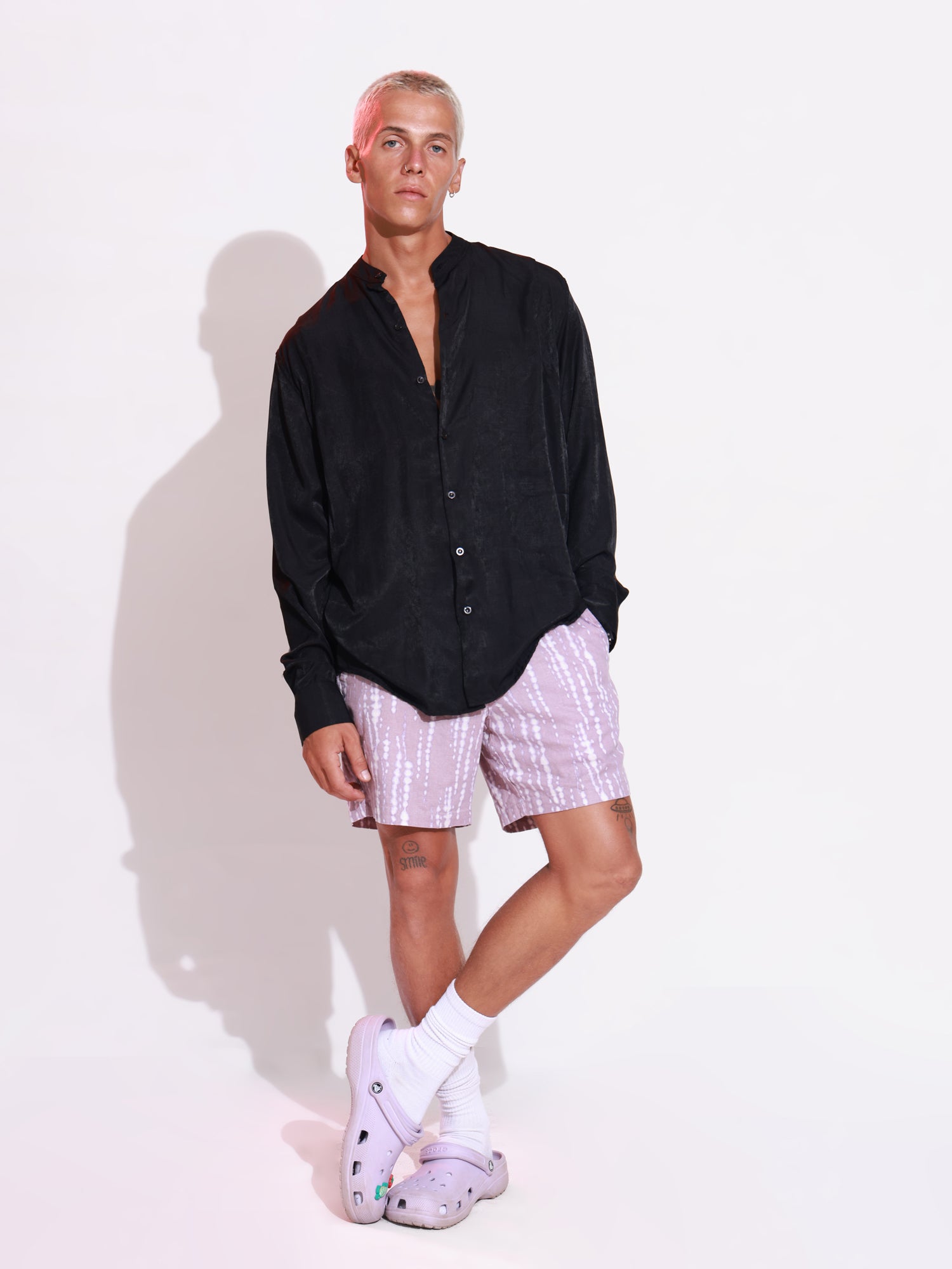 Panel seam detail Long sleeved shirt