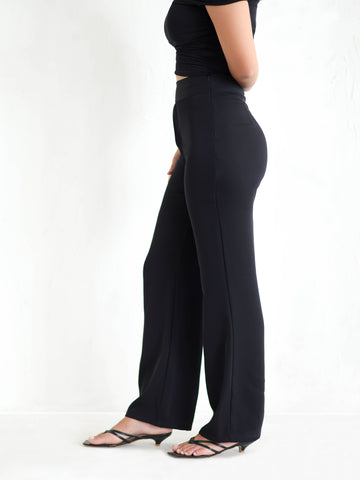 Straight Leg High Waist Pant