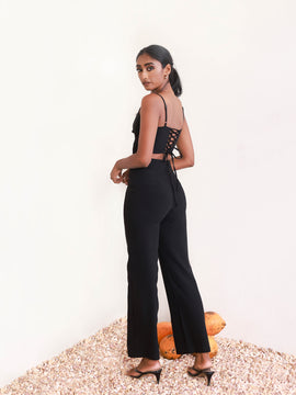 High Waist Straight Leg Pant
