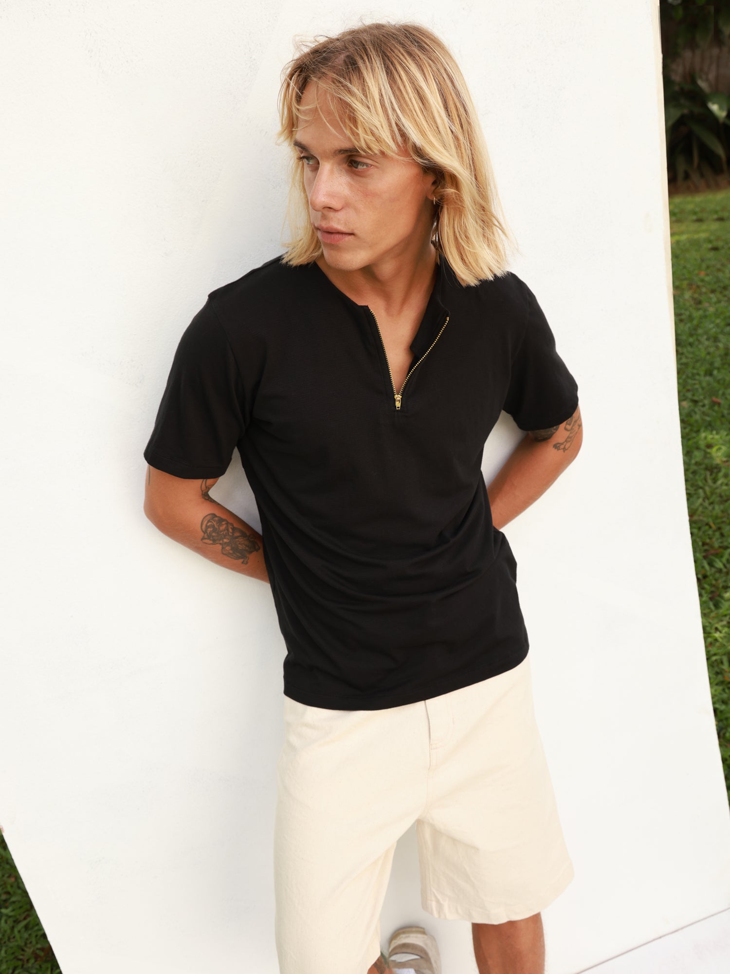 Regular fit S/S crew neck T shirt