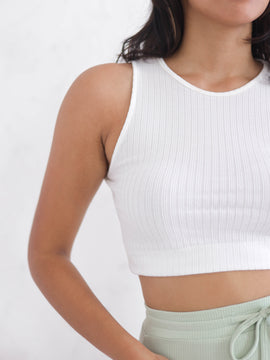 Sleeveless Fitted Top