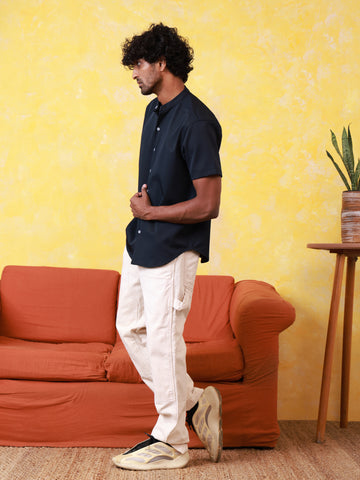 Ployester slim fit shirt