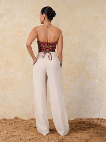 High Waist Straight Leg Pant