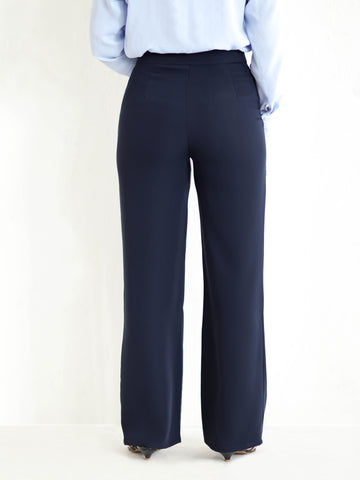 Straight Leg High Waist Pant