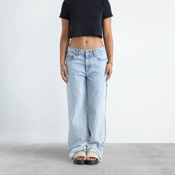 Folded Sleeved Crop T Shirt