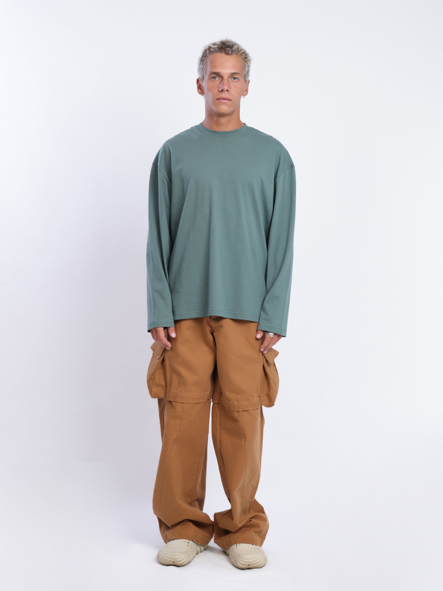 Long sleeve oversize fit T shirt