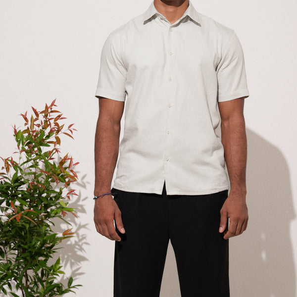 Slim fit cotton shirt