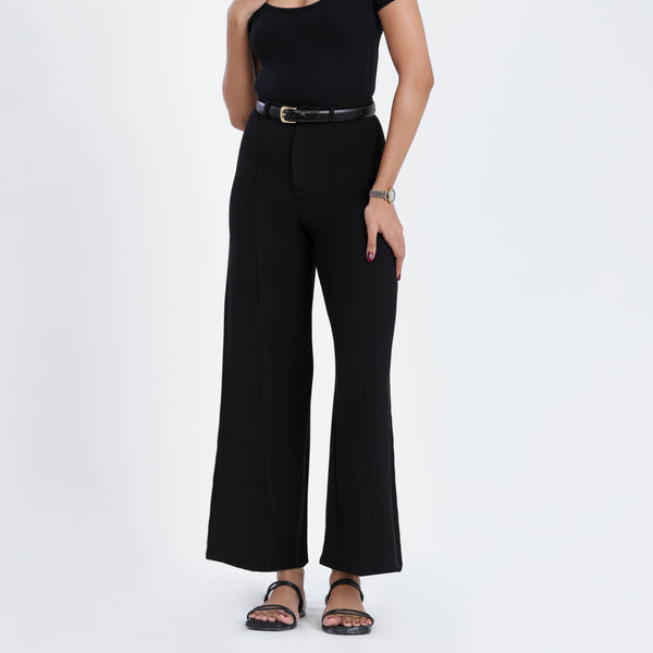 Seam Detail Wide Leg Pant