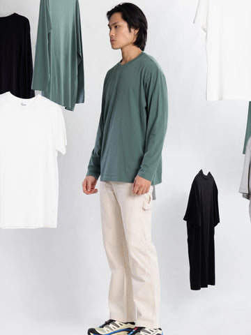 Long sleeve regular fit T shirt