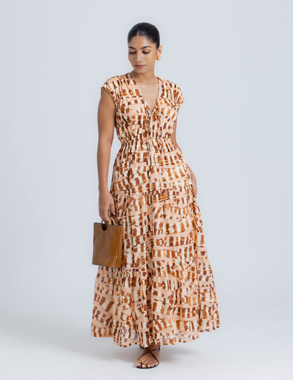 Gathered Detailed Maxi Dress