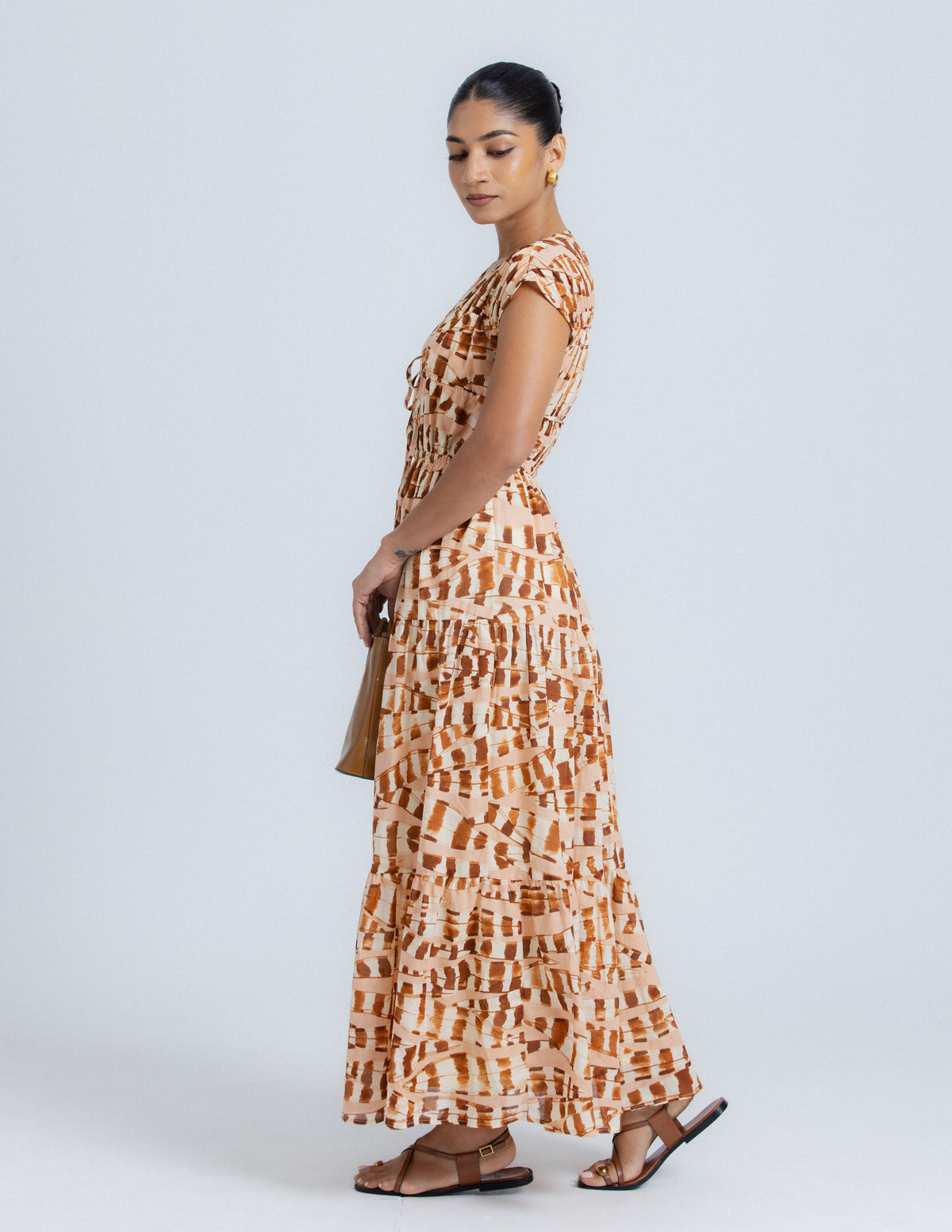 Gathered Detailed Maxi Dress