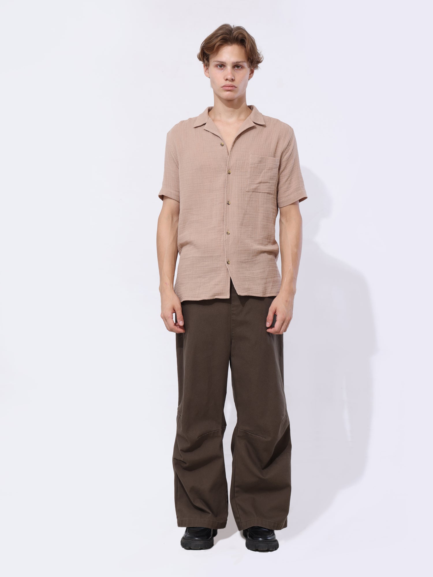 Soft cotton regular fit shirt