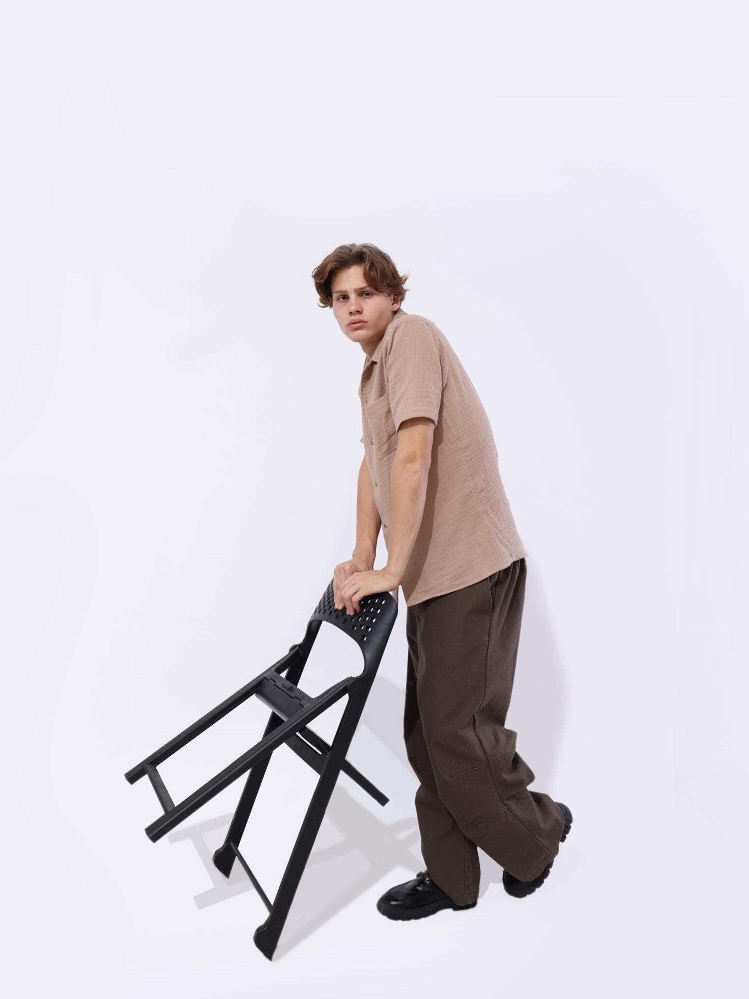 Soft cotton regular fit shirt